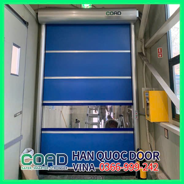 cửa cuốn nhựa pvc tốc độ