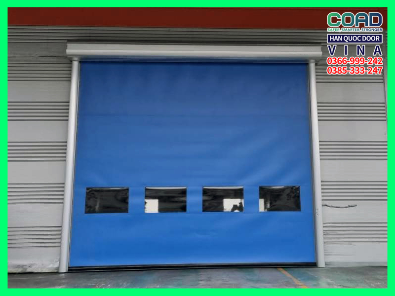 Cửa cuốn tốc độ cao dòng C-3 premium model tự phục hồi