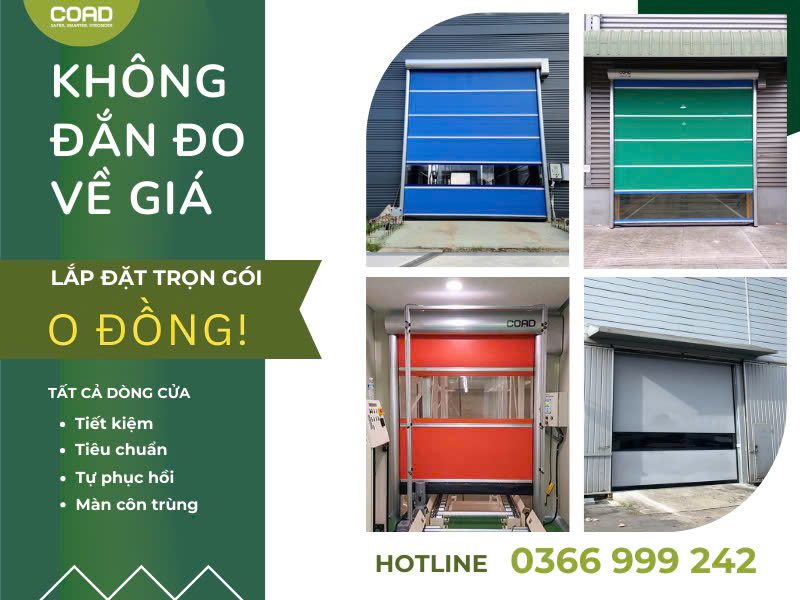 Bảng báo giá cửa cuốn nhanh Hàn Quốc mới nhất 2024