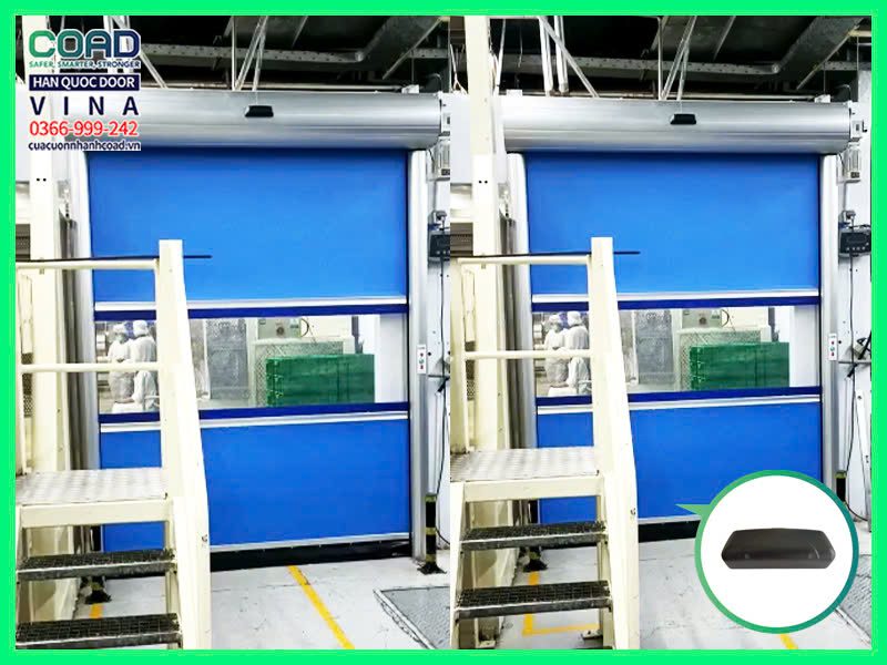 Cửa cuốn nhanh PVC kết hợp cảm biến radar tiêu chuẩn - Prime Motion C