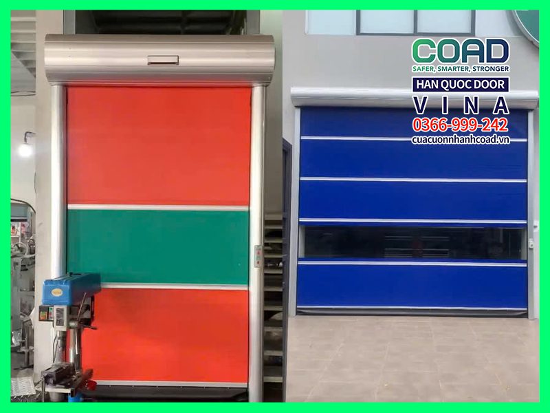 cửa cuốn pvc coad hàn quốc