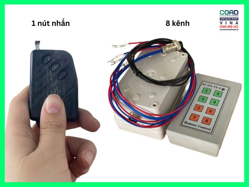 điều khiển cửa cuốn nhanh