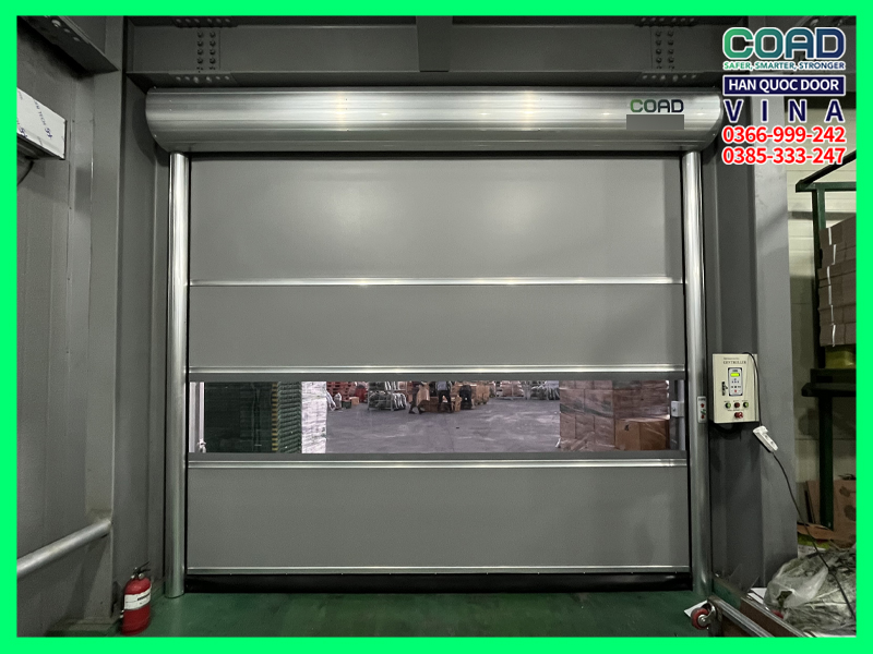 cửa cuốn tốc độ pvc C-1 Deluxe Model