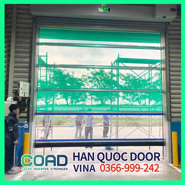 high speed door insect mesh - green - coad vina