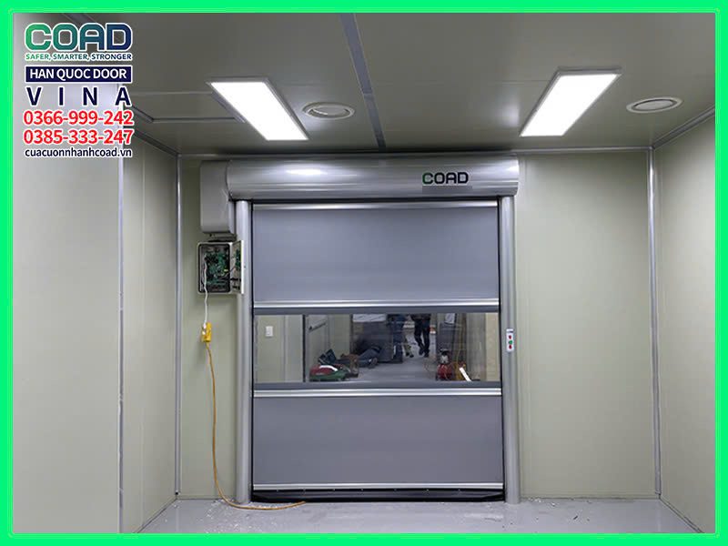Cửa cuốn đóng mở nhanh tiết kiệm dùng trong nhà - COAD VINA