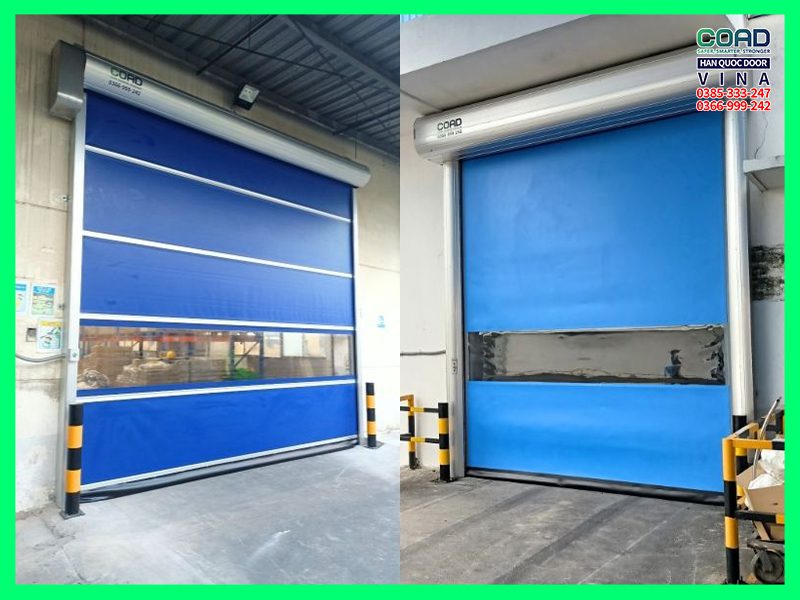 cửa cuốn pvc tiết kiệm và tự phục hồi