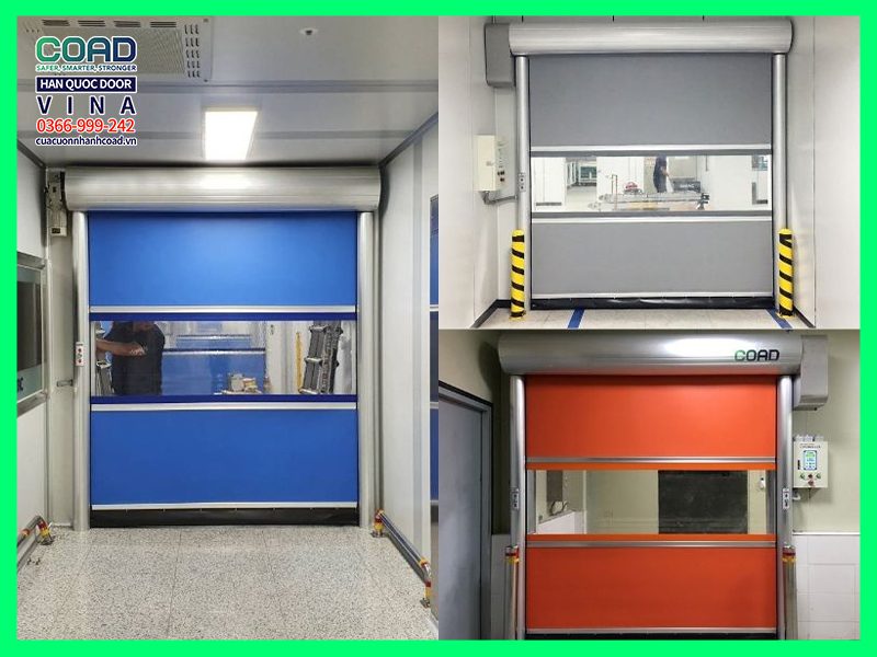 màu của cửa cuốn nhựa pvc dòng cơ bản