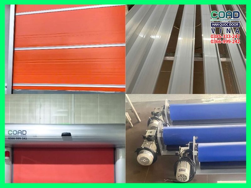 cấu tạo cửa cuốn tự động Hàn Quốc