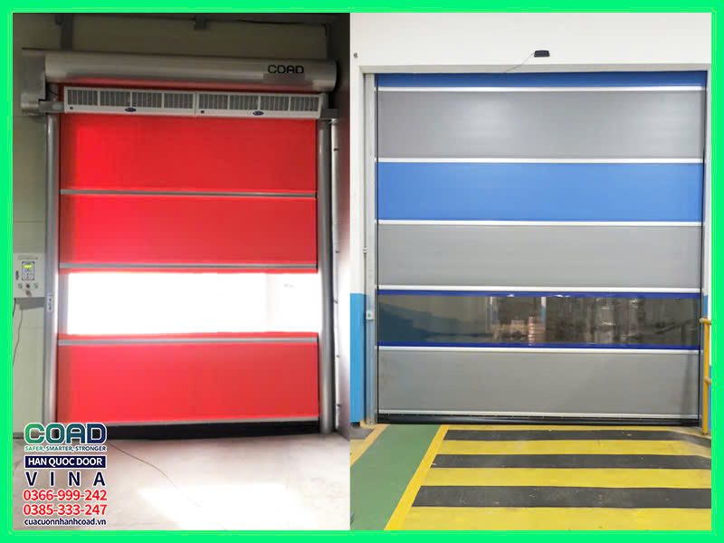 Cửa cuốn đóng mở nhanh tiêu chuẩn COAD - 1