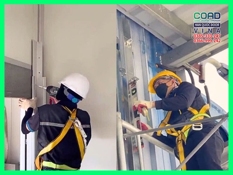 nơi lắp cửa cuốn nhựa pvc uy tín