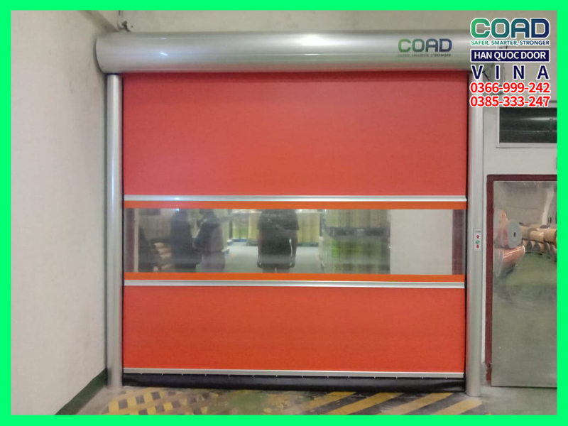 cửa cuốn nhanh PVC dòng C-1 Deluxe Model