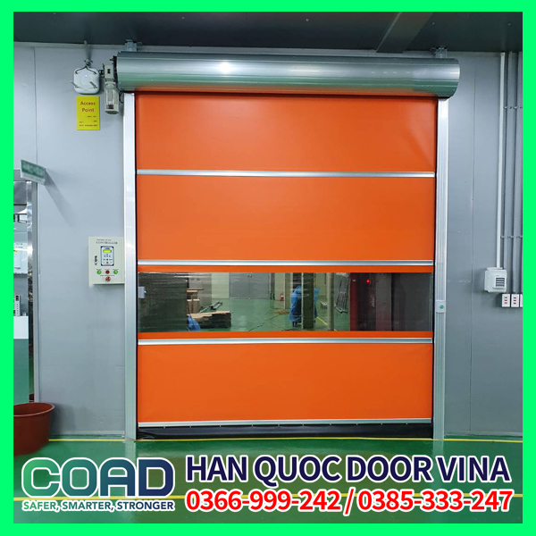 Cửa cuốn nhựa PVC COAD: giải pháp hoàn hảo cho nhà máy tự động hóa