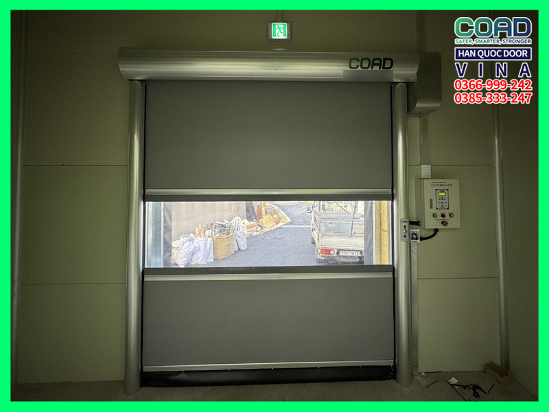 cửa cuốn đóng mở nhanh C-1 Deluxe Model