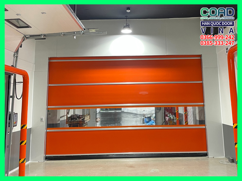 cửa cuốn nhanh PVC dòng C-1 Deluxe Model