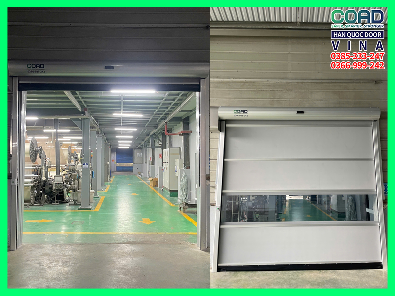 cửa cuốn nhanh pvc dòng C-VE Standard Model