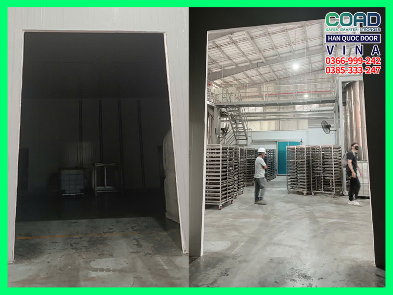 khảo sát thi công lắp đặt cửa cuốn nhanh PVC