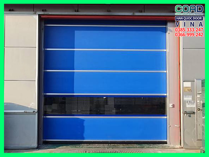 cửa cuốn tự động PVC C-1 Deluxe Model