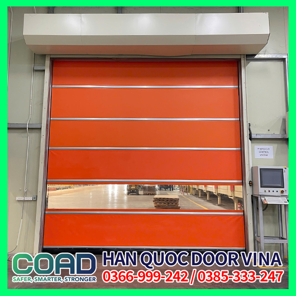 Thi công cửa cuốn PVC C-VE Standard Model