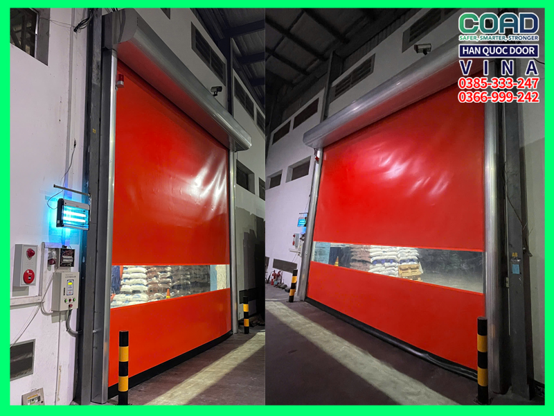 cửa cuốn tự phục hồi C-3 Premium Model