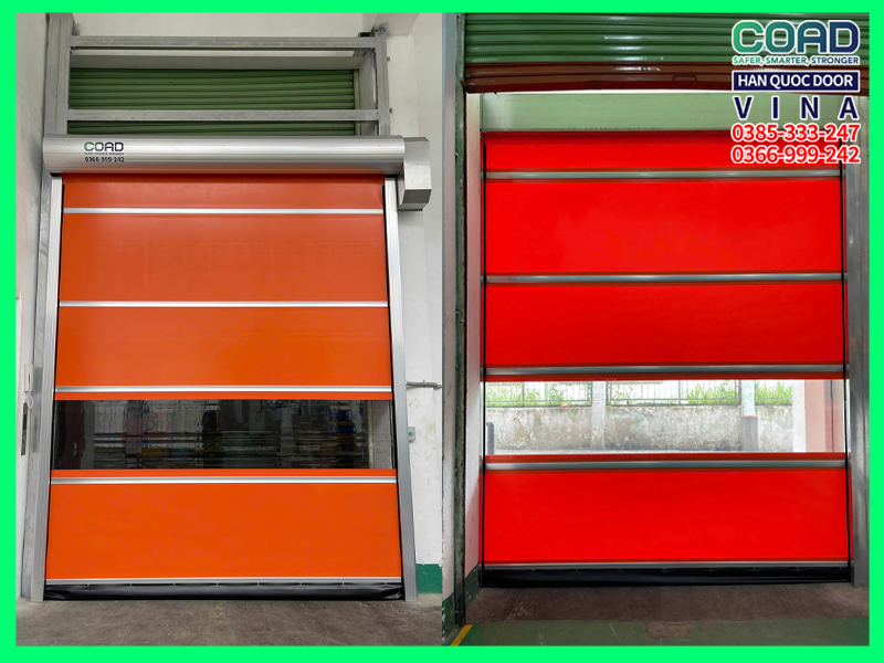 cửa cuốn PVC công nghiệp C-VE Standard Model