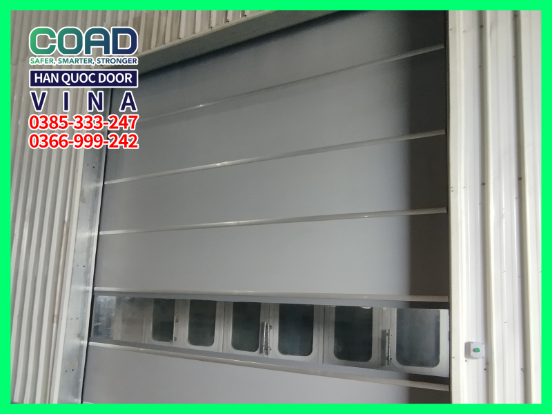 cửa cuốn nhanh coad C-1 Deluxe tại Thaco