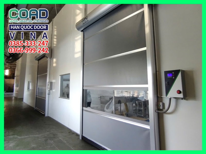 cửa cuốn nhanh tại các môi trường khác nhau