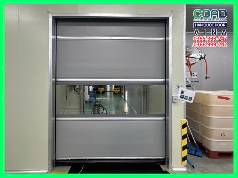 cửa cuốn nhanh đi vào sử dụng ngay