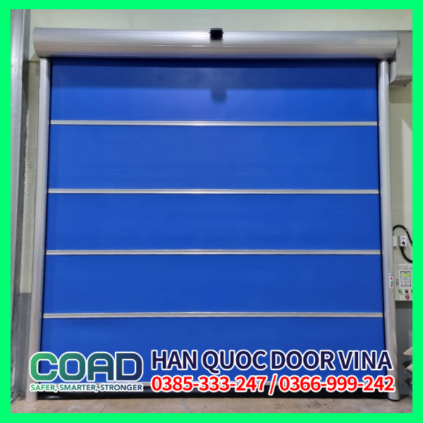 cửa cuốn nhanh được lắp đặt tại các công ty