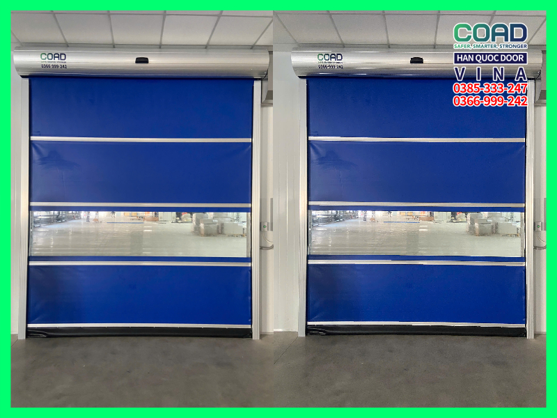 giảm chi phí vận hành bằng cửa cuốn nhanh