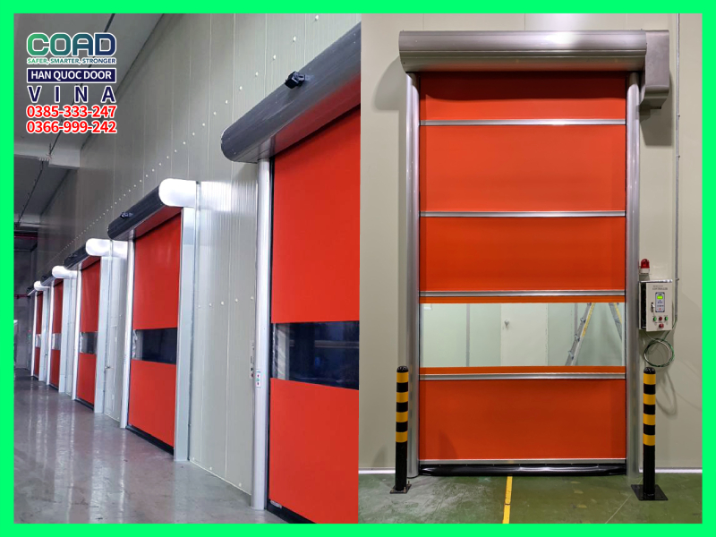 hiệu quả đầu tư cửa cuốn nhanh coad vina