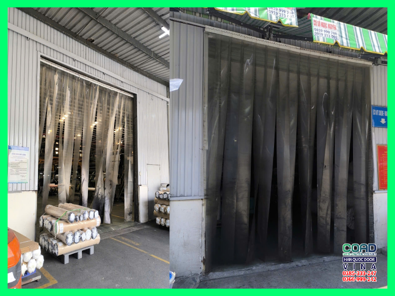 rèm pvc xuống cấp sau 1 thời gian sử dụng