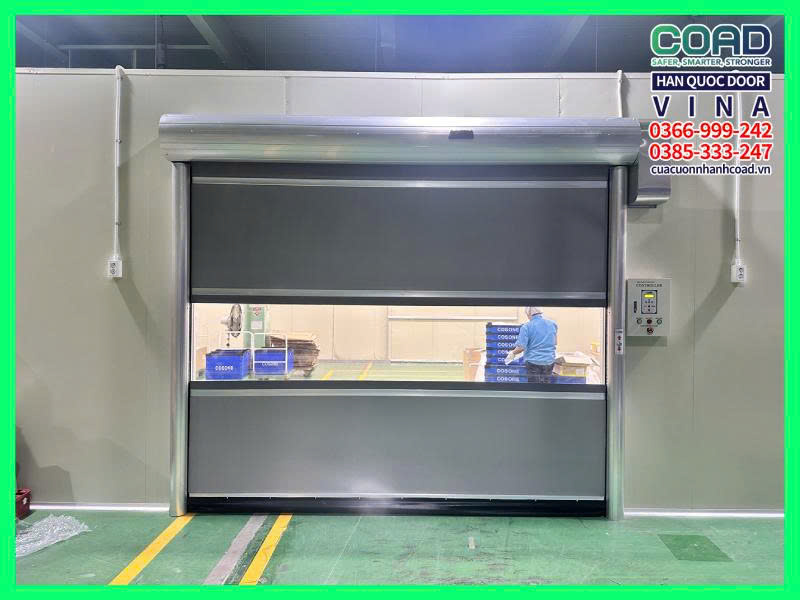 cửa cuốn nhanh ngăn ngừa bụi