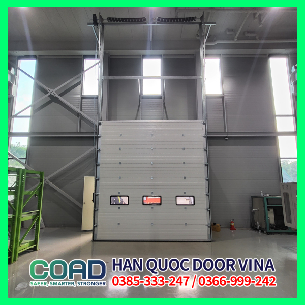 cửa trượt trần cho nhà máy thủy sản