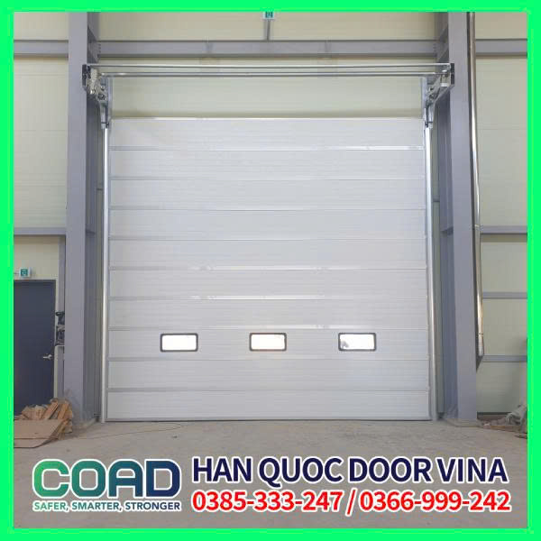 giải pháp cửa trượt trần cho kho vận tải tân phú trung