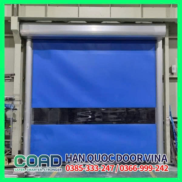 kích thước cửa cuốn nhanh trên thực tế