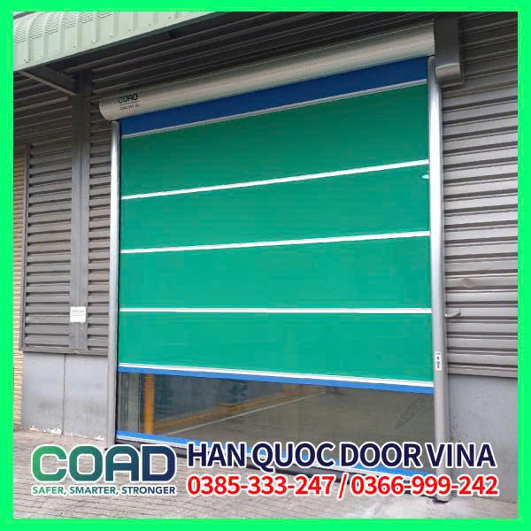 lắp đặt cửa cuốn nhanh kiểm soát môi trường