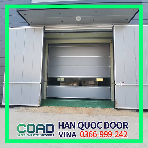 Cửa cuốn nhanh PVC bạt nhựa - Cửa cuốn Hàn Quốc