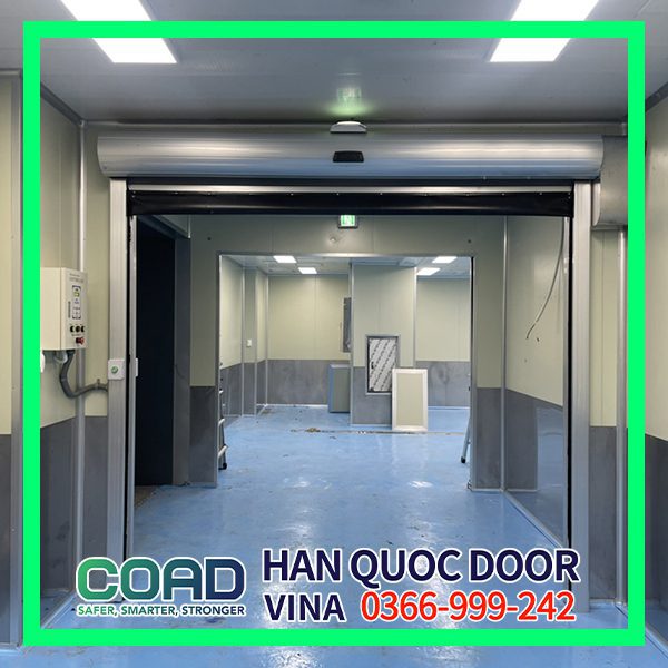 Cửa cuốn nhanh tốc độ cao cho phòng sạch - Cửa cuốn nhanh COAD