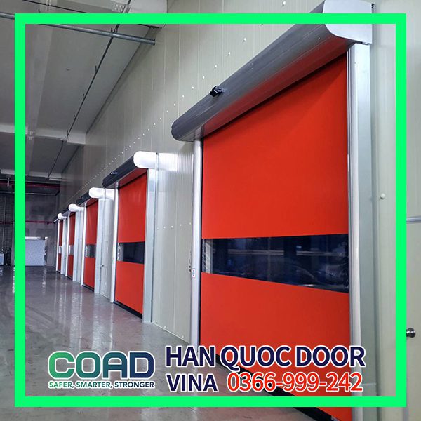 Cửa cuốn nhanh màn nhựa PVC