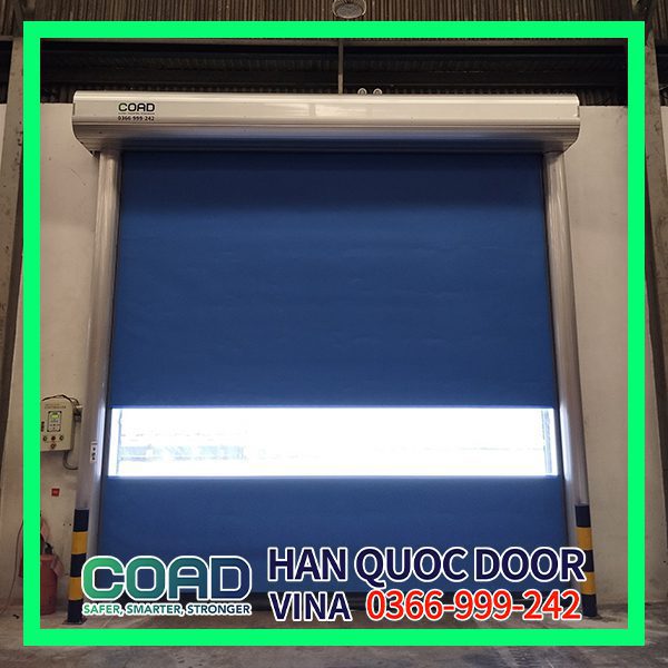 Cửa cuốn nhanh tự phục hồi C-3 - cửa cuốn nhanh COAD
