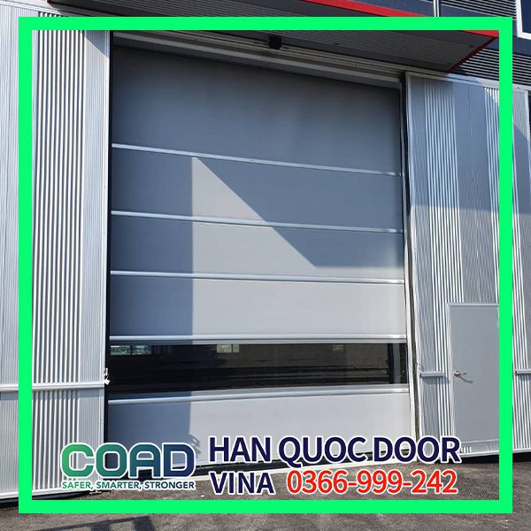 Các loại cửa cuốn tự động cho nhà máy sản xuất thực phẩm