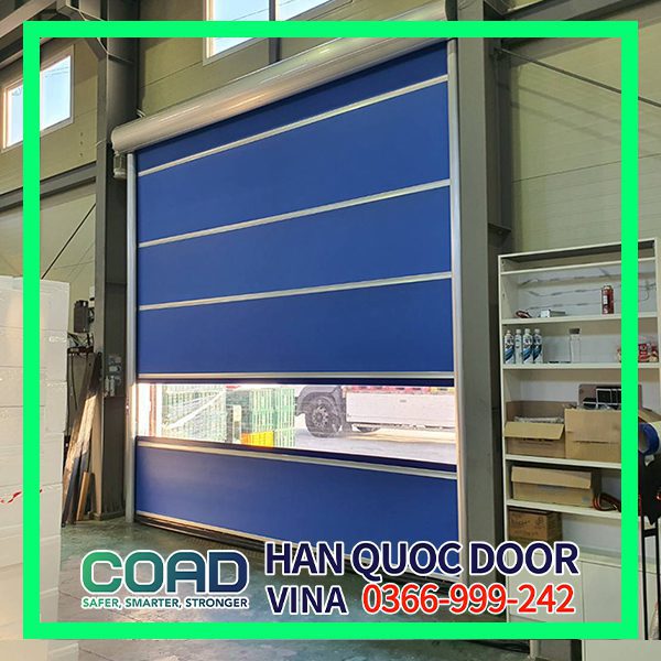 Cấu tạo cửa đóng mở nhanh - cửa cuốn nhanh COAD
