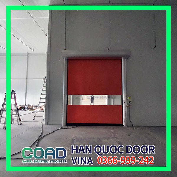 Các bộ phận của cửa đóng mở nhanh PVC Hàn Quốc