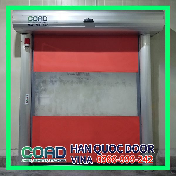 Cửa cuốn tốc độ cao tại nhà máy vinamilk bình dương