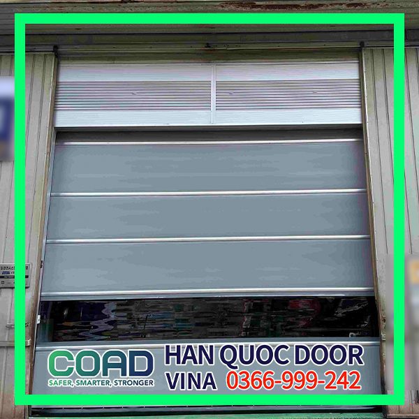 Lắp đặt cửa cuốn nhanh tại Nhà máy sản xuất bulong