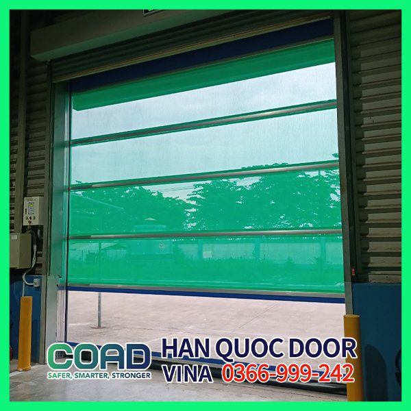 Cửa cuốn nhanh PVC lưới côn trùng