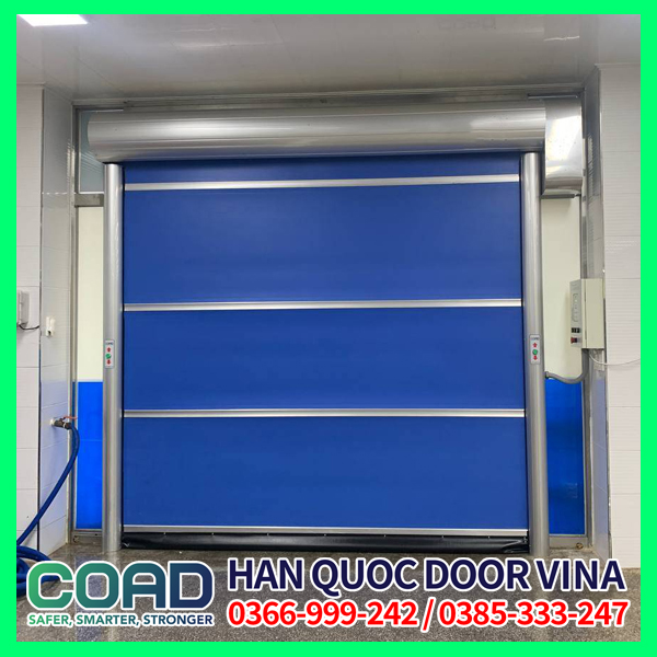 Chi tiết nguyên lý hoạt động của cửa cuốn nhanh PVC COAD