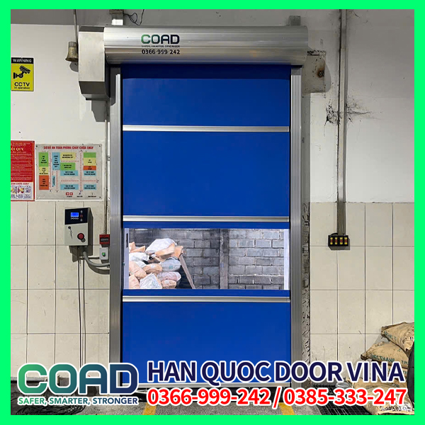 Lắp đặt cửa cuốn nhanh PVC C-VE Standard Model