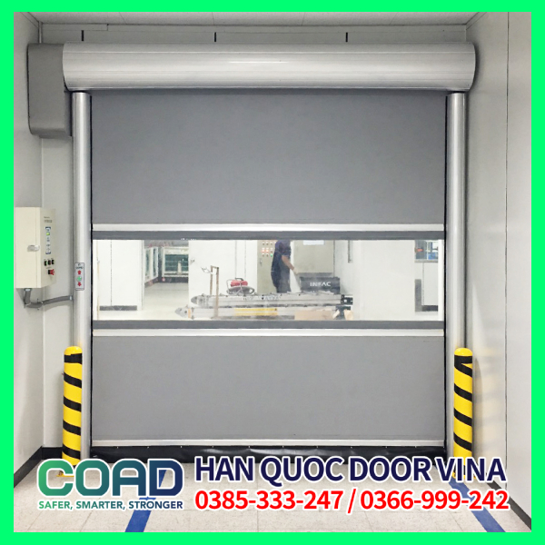 cửa cuốn nhanh phòng sạch coad