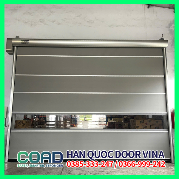 lắp đặt cửa cuốn nhanh pvc c-1 deluxe